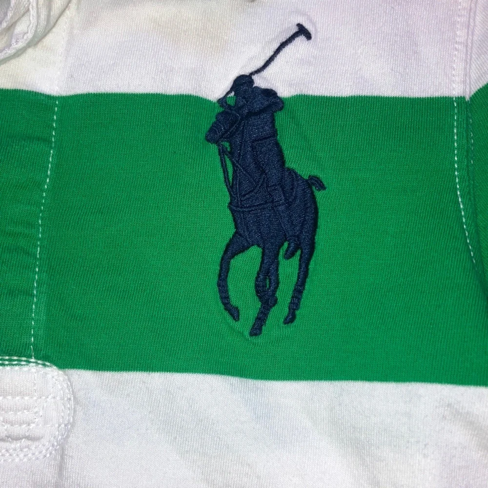 POLO BY RALPH LAUREN Striped Cotton Short-Sleeve Rugby Shirt - Picture 2 of 6